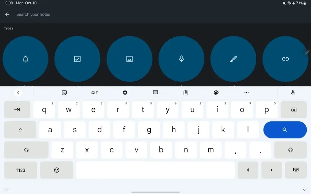“جوجل” تطلق لوحة مفاتيح “Gboard” لأجهزة التابلت